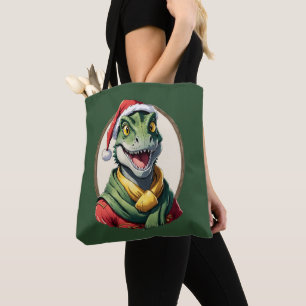 Funny Animal Christmas Favourites - Dino 2 Tote Bag
