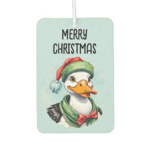 Funny Animal Christmas Favourites - Duck 2 Car Air Freshener