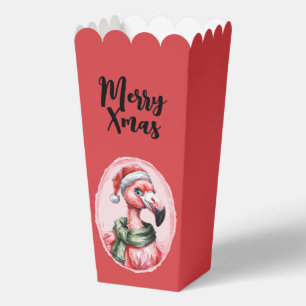 Funny Animal Christmas Favourites - Flamingo 1 Favour Box