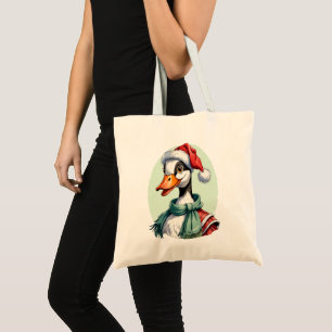 Funny Animal Christmas Favourites - Goose 3 Tote Bag