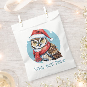 Funny Animal Christmas Favourites - Owl 1 Favour Bags