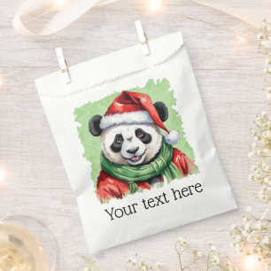 Funny Animal Christmas Favourites - Panda 1 Favour Bags