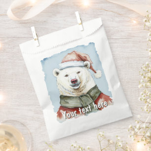 Funny Animal Christmas Favourites - Polar Bear 1 Favour Bags