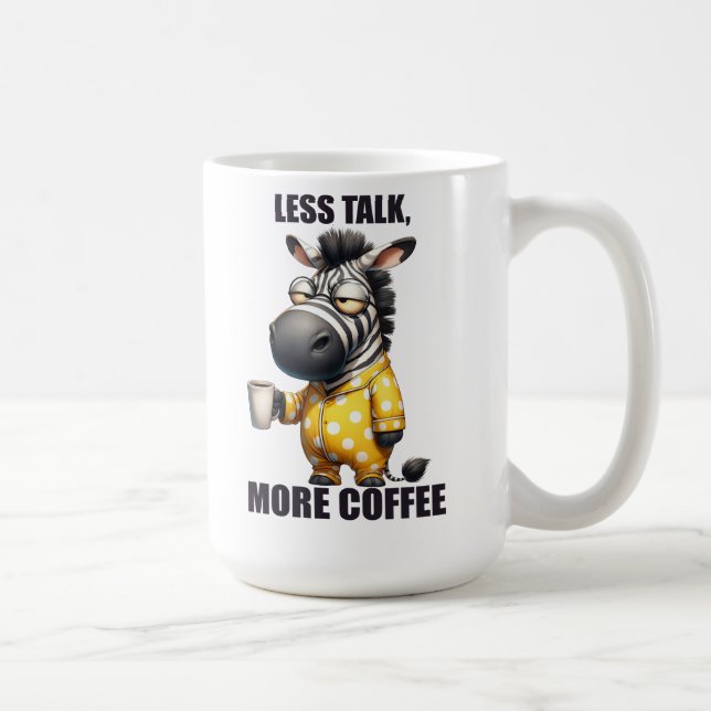 Funny Animal/Coffee/Zebra Coffee Mug (Right)