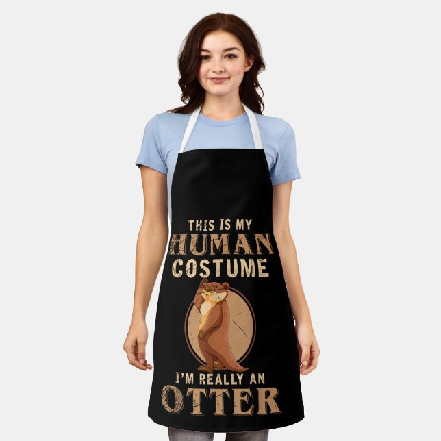 Funny Animal Costume Zoo Keeper Apron (Worn)