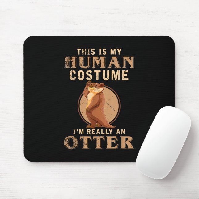 Funny Animal Costume Zoo Keeper Mouse Mat (With Mouse)