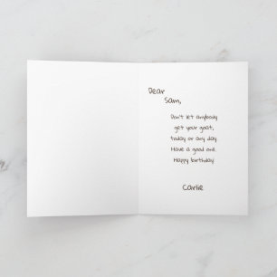 Funny Animal Cute Pet Humour Cartoon Silly Joke Card