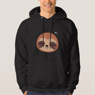 Funny Animal Faces Baby Sloth Pictures Hoodie