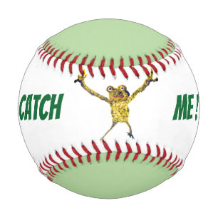 Funny Animal Frog Baseball