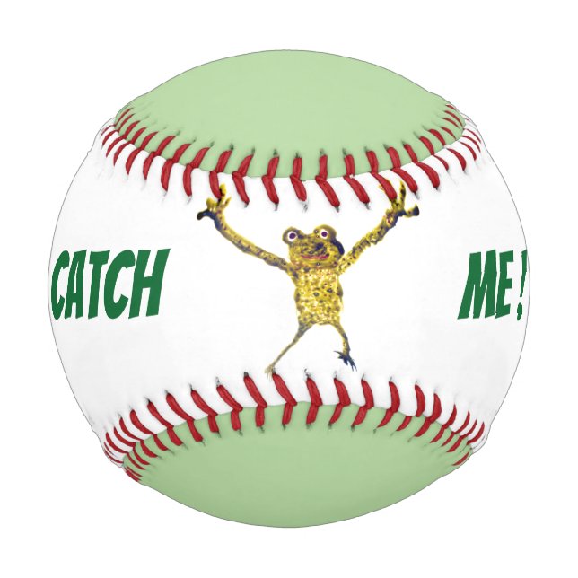 Funny Animal Frog Baseball (Back)