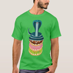 Funny Animal Gift Doughnut Snake T-Shirt