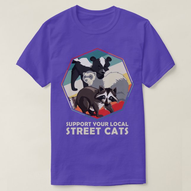Funny Animal Gift Skunk T-Shirt (Design Front)