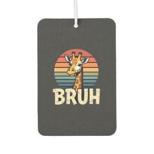 Funny Animal Giraffe Meme Face Festive Xmas T-Shir Car Air Freshener