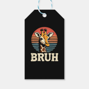 Funny Animal Giraffe Meme Face Festive Xmas T-Shir Gift Tags