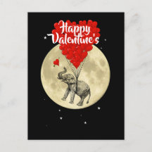 Funny animal kids Valentine's day