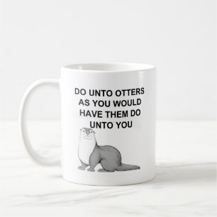 Funny animal lovers love otters coffee mug