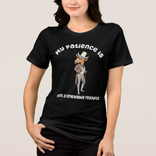 Funny Animal Quote T-Shirt– Funny Graphic Tri-Blend Shirt