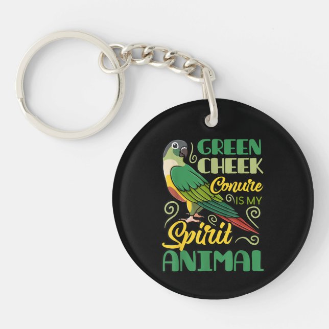 Funny Animals Cute Birds Key Ring (Front)