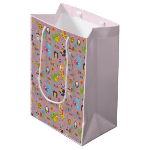 Funny Animals Happy Birthday Medium Gift Bag