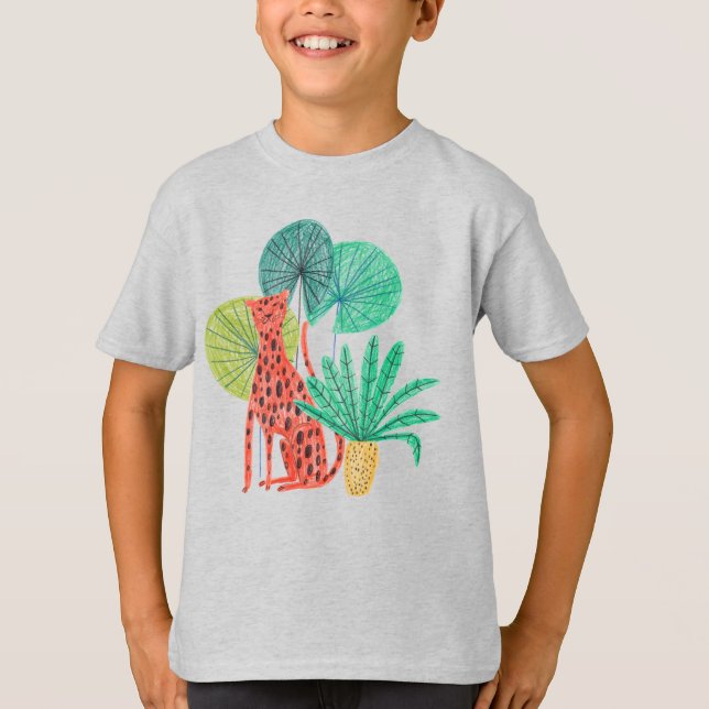 Funny Animals Kids T-Shirt (Front)