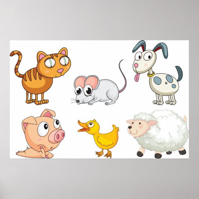 Funny Animals Poster (Front)