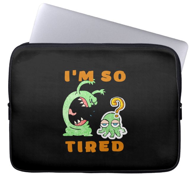 Funny Animals Sarcastic Cute        Laptop Sleeve (Front)