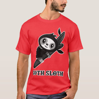 Funny Animals Sloth Goth Sloth  T-Shirt
