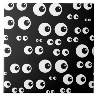 Funny Animated Eyeballs Tile
