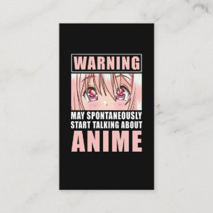 Funny Anime Girl Japanese Otaku Manga Japan Business Card