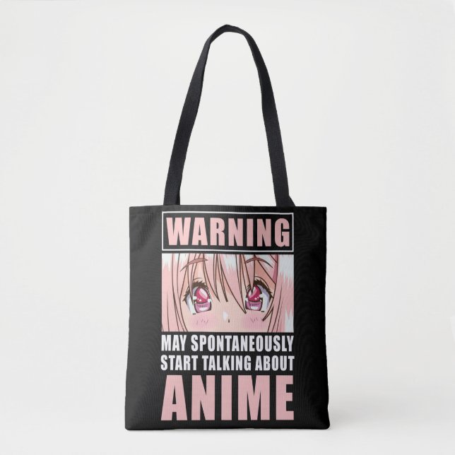 Funny Anime Girl Japanese Otaku Manga Japan Tote Bag (Front)