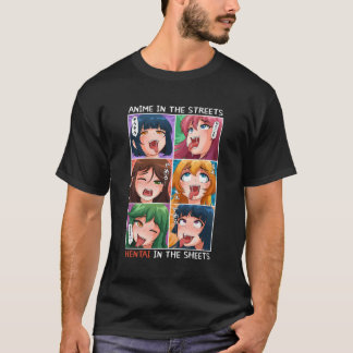 Funny Anime In The Sheets Anime T-Shirt