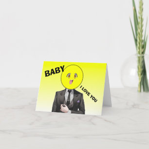 Funny Anime Love Humour  Card