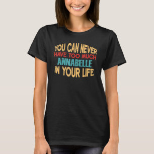 Funny Annabelle Personalised Tshirt First Name Jok