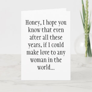 Funny anniversary card