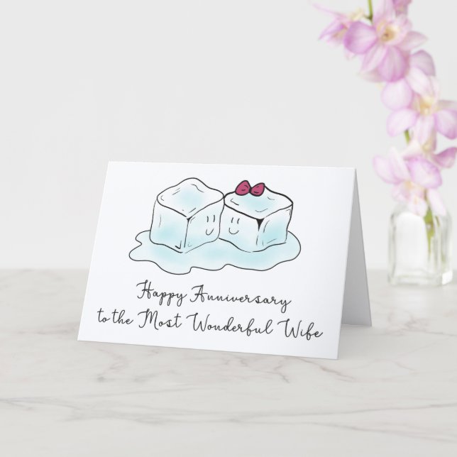 Funny Anniversary Card for Wife                    (Orchid)