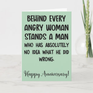 Funny Anniversary Card For Wife