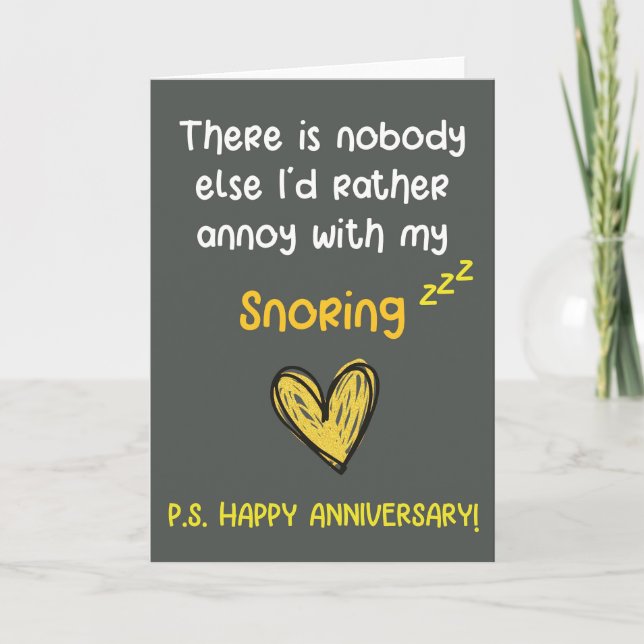 Funny Anniversary Card For Your Partner (Front)
