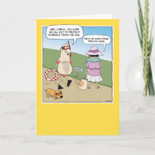 Funny anniversary card: Shame Card
