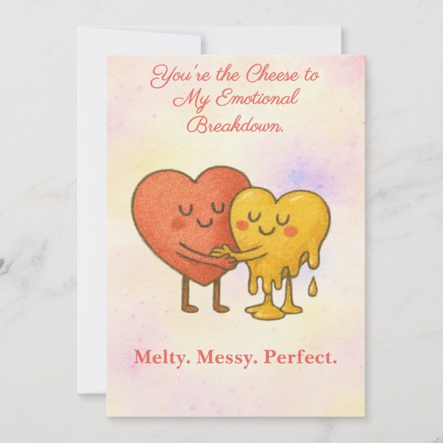 Funny Anniversary Card – You’re My Cheese (Front)