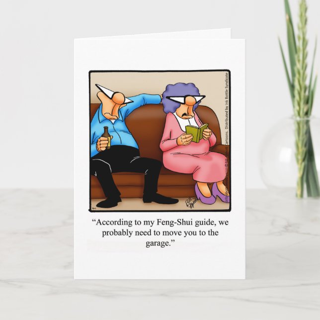 Funny Anniversary Greeting Card (Front)