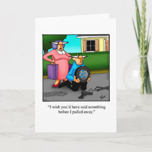 Funny Anniversary Humour Greeting Card For Him