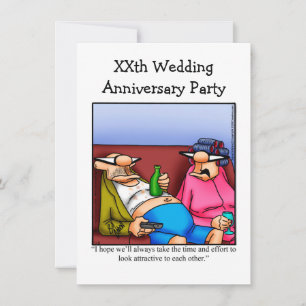 Funny Anniversary Party Invitation