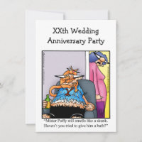 Funny Anniversary Party Invitation