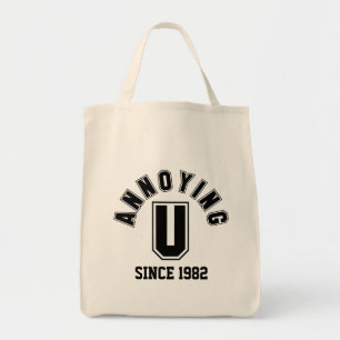 Funny Annoying You Bag, Black Tote Bag