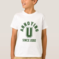 Funny Annoying You Boy Tee, Green