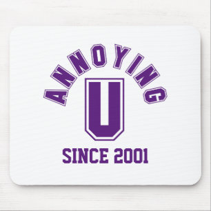 Funny Annoying You Mousepad, Purple Mouse Mat