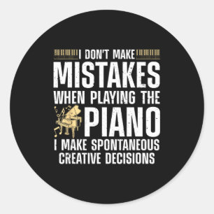 Funny Ano For Men Women Music Lovers Musician Ano  Classic Round Sticker