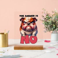 Funny answer dog word art