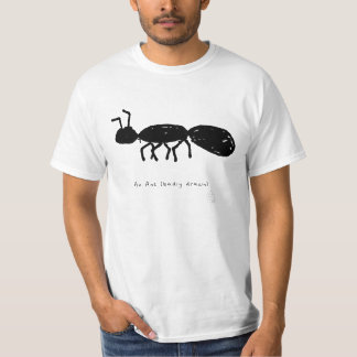 Funny Ant T-Shirt - Badly Drawn Gift