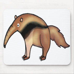 Funny anteater animal art mouse mat
